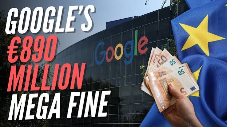 Google Fined €890 Million