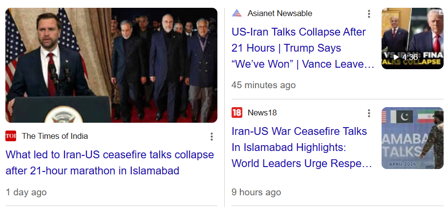 Iran–US Talks Collapse: Why the Islamabad Negotiations Failed