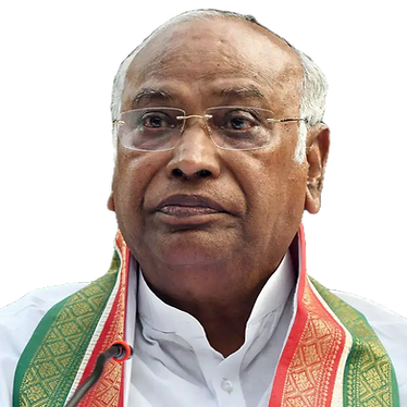 Leader of the Opposition in the Rajya Sabha: Mallikarjun Kharge